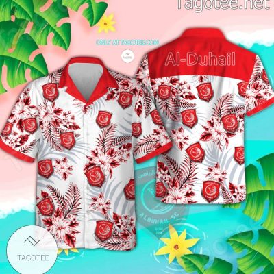 Al-Duhail Logo Aloha Shirt - Teesmith
