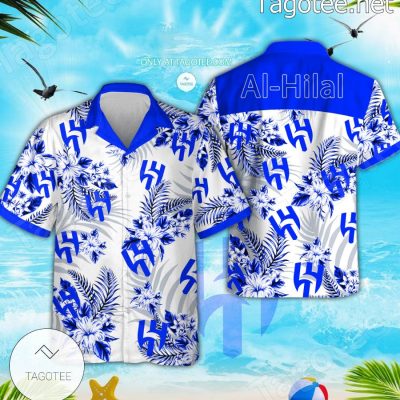 Al-Hilal Logo Aloha Shirt - Teesmith