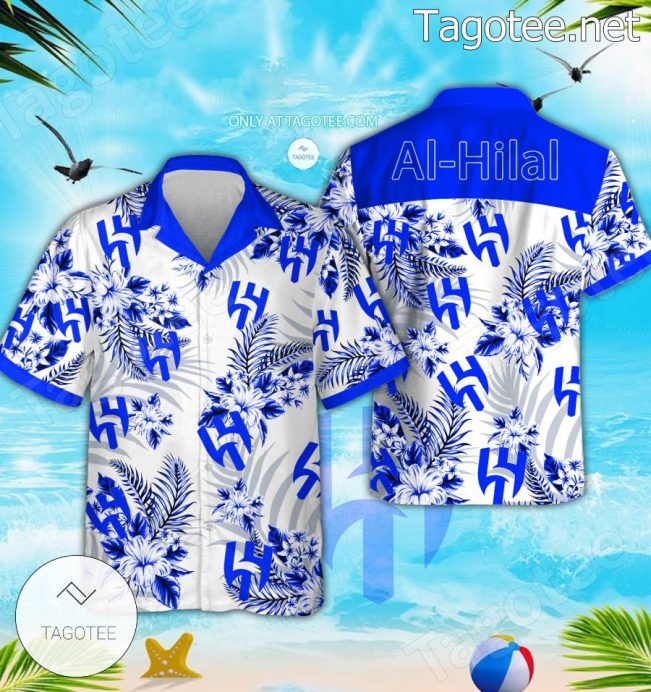 Al-Hilal Logo Aloha Shirt - Teesmith