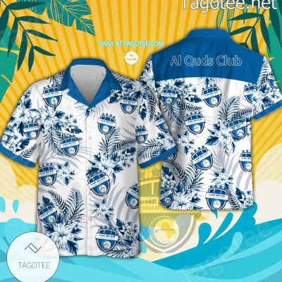 Al Quds Club Logo Aloha Shirt - Teesmith