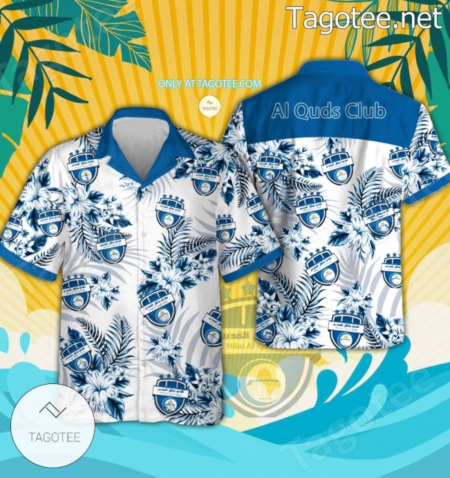 Al Quds Club Logo Aloha Shirt - Teesmith