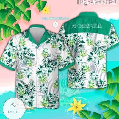 Al-Seeb Club Logo Aloha Shirt - Teesmith