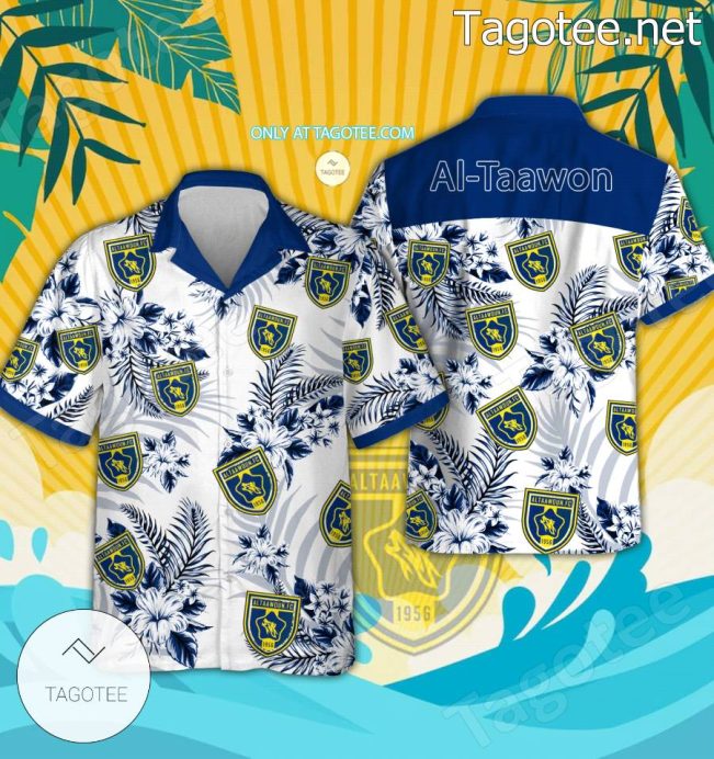 Al-Taawon Logo Aloha Shirt - Teesmith