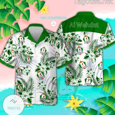 Al Wehdat Logo Aloha Shirt - Teesmith