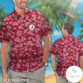 Alabama Crimson Tide Hawaiian Shirt And Short A - demo10