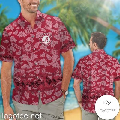 Alabama Crimson Tide Hawaiian Shirt And Short