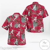 Alabama Crimson Tide Logo Red Hawaiian Shirt And Short - demo10