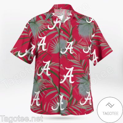 Alabama Crimson Tide Logo Red Hawaiian Shirt And Short