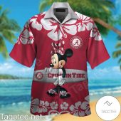 Alabama Crimson Tide & Minnie Mouse Hawaiian Shirt And Short - demo10