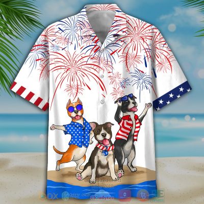 American Staffordshire Terrier Independence Day Is Coming Hawaiian Shirt, Shorts - Hot Sale 2025