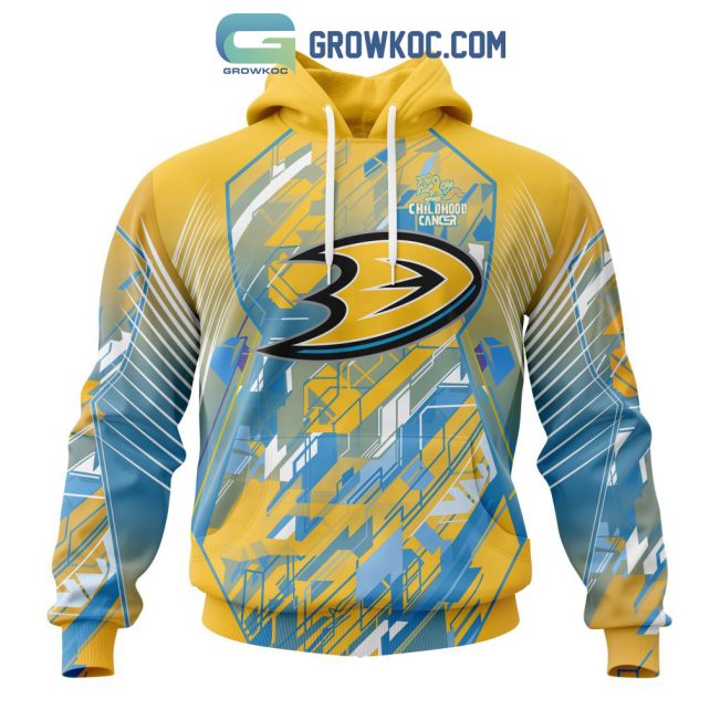Anaheim Ducks NHL Fearless Against Childhood Cancers Hoodie T Shirt