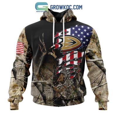 Anaheim Ducks NHL Special Camo Realtree Hunting Personalized Hoodie T Shirt