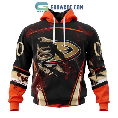 Anaheim Ducks NHL Special Design Jersey With Your Ribs For Halloween Hoodie T Shirt