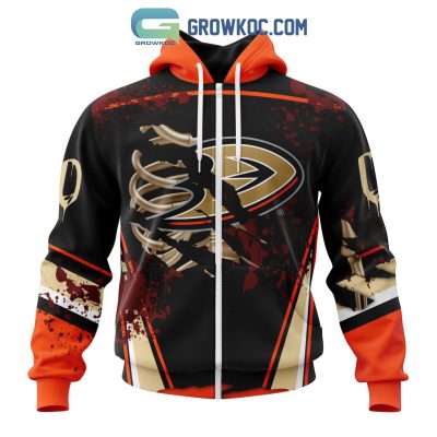 Anaheim Ducks NHL Special Design Jersey With Your Ribs For Halloween Hoodie T Shirt