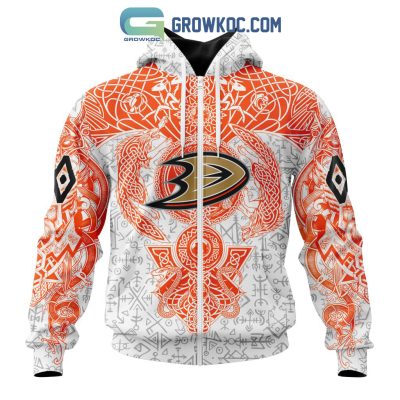 Anaheim Ducks NHL Special Norse Viking Symbols Hoodie T Shirt