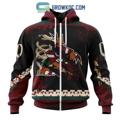 Arizona Coyotes NHL Special Design Jersey With Your Ribs For Halloween Hoodie T Shirt