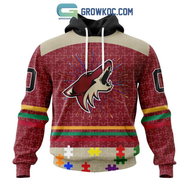 Arizona Coyotes NHL Special Fearless Against Autism Hoodie T Shirt