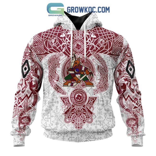 Arizona Coyotes NHL Special Norse Viking Symbols Hoodie T Shirt