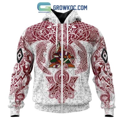 Arizona Coyotes NHL Special Norse Viking Symbols Hoodie T Shirt