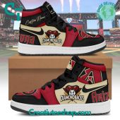 Arizona Diamondbacks Baseball Air Jordan 1 Sneaker - soulcals.com