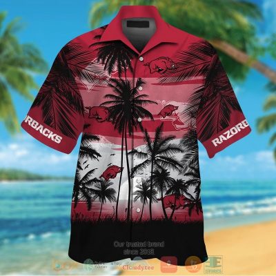 Arkansas Razorbacks Tropical Hawaiian Shirt And Shorts - Hot Sale 2025