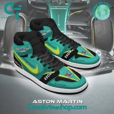 Aston Martin F1 Air Jordan 1 Sneaker - soulcals.com