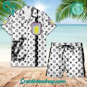 EPL Aston Villa Louis Vuitton Hawaiian Shirt, Shorts - Teesmith