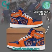 Auburn Tigers NCAA Custom Name Air Jordan 1 Sneaker - soulcals.com