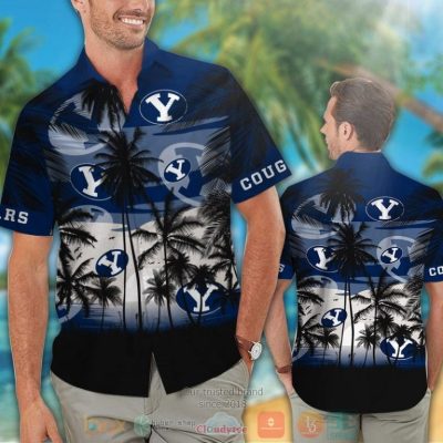 Byu Cougars Tropical Hawaiian Shirt And Shorts - Hot Sale 2025