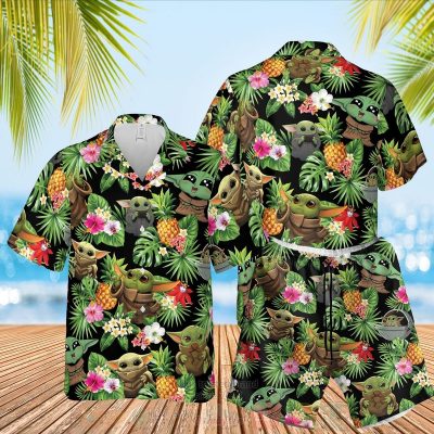 Baby Yoda Star Wars Hawaiian Shirt, Short - Hot Sale 2025