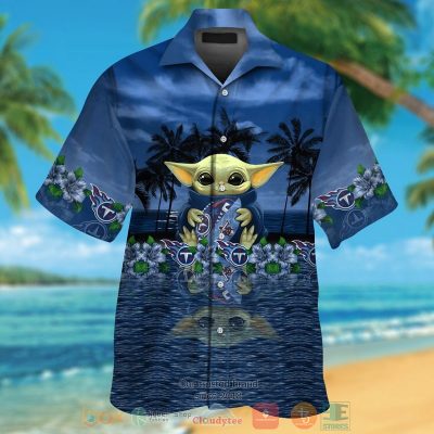 Baby Yoda Hug Tennessee Titans Hawaiian Shirt And Shorts - Hot Sale 2025