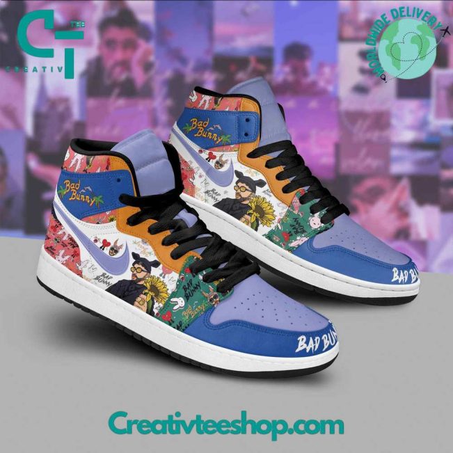 Bad Bunny Air Jordan 1 Sneaker - soulcals.com