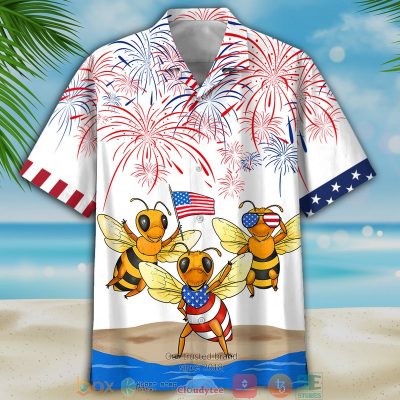 Bee?S Independence Day Hawaiian Shirt, Shorts - Hot Sale 2025