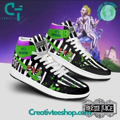Beetlejuice "It's Showtime" Air Jordan 1 Sneaker - soulcals.com