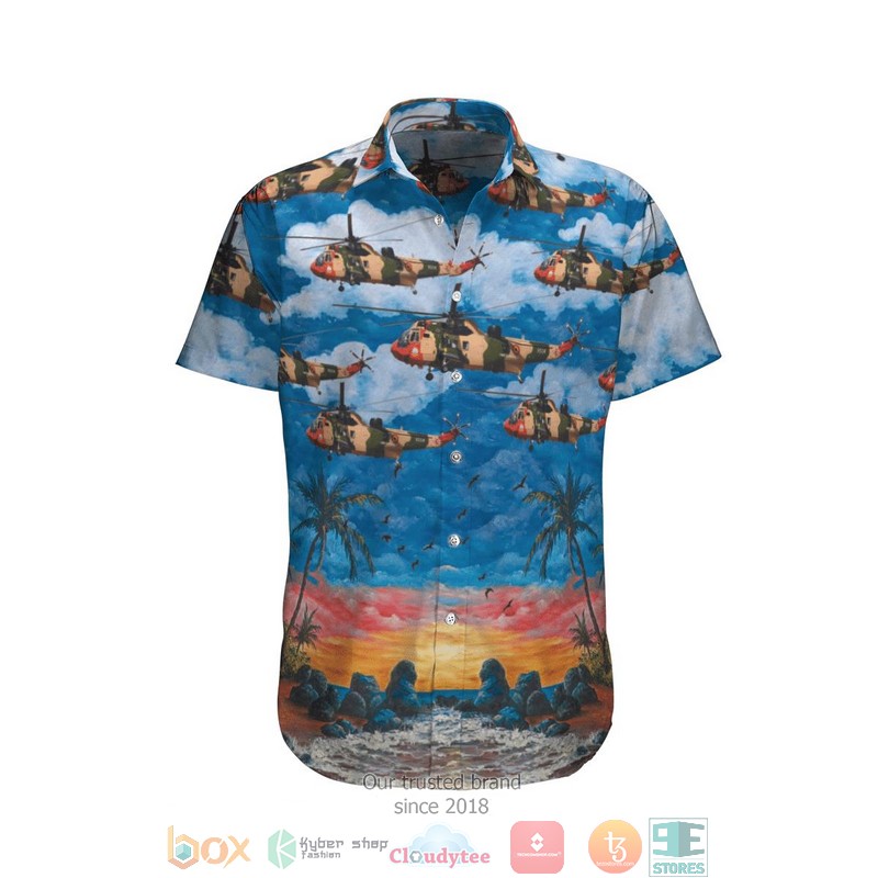 Belgian Air Force Westland Sea King Mk48 Hawaiian Shirt, Shorts - Hot Sale 2025