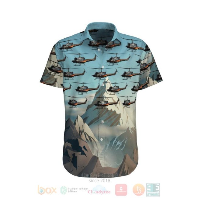 Bell Uh-1D German Airforce Hawaiian Shirt, Short - Hot Sale 2025