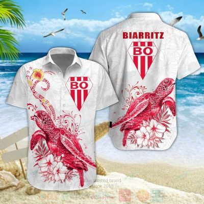 Biarritz Olympique Turtle Hawaiian Shirt, Short - Hot Sale 2025