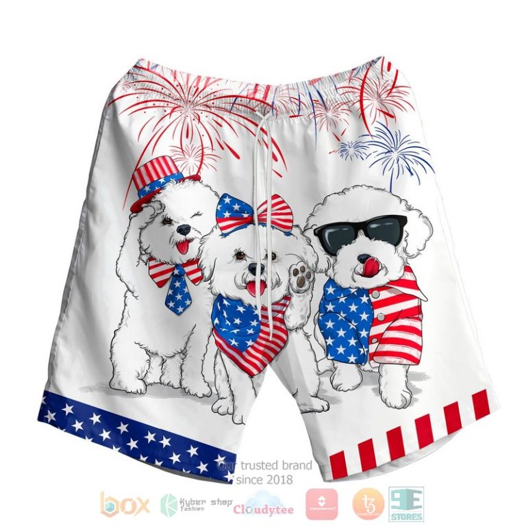 Bichon Frise Independence In Comping Hawaiian Shirt, Shorts - Hot Sale 2025 Bichon Frise Independence In Comping Hawaiian Shirt, Shorts - Hot Sale 2025