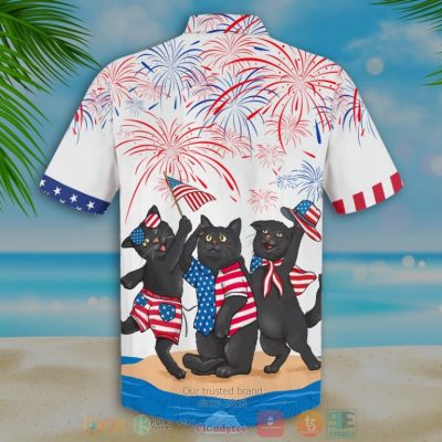 Black Cat Independence Day Is Coming Hawaiian Shirt, Shorts - Hot Sale 2025