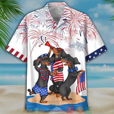 Black Dachshund Independence Day Is Coming Hawaiian Shirt, Shorts - Hot Sale 2025