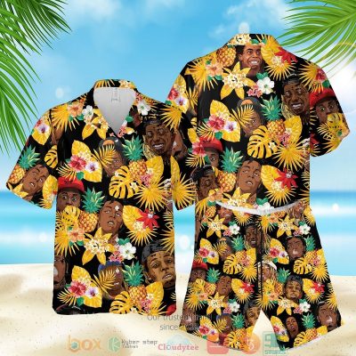 Black People Pineapple Black Yellow Hawaiian Shirt, Shorts - Hot Sale 2025