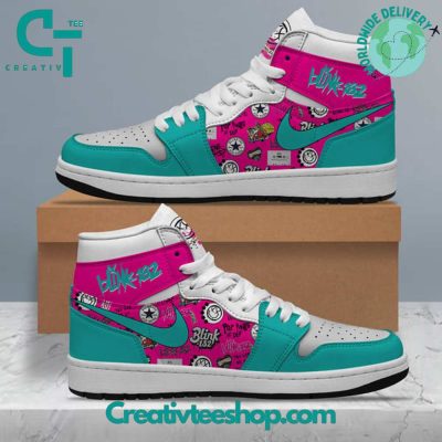 Blink 182 Air Jordan 1 Sneaker - soulcals.com