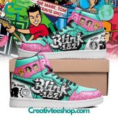 Blink-182 Band Air Jordan 1 Sneaker - soulcals.com