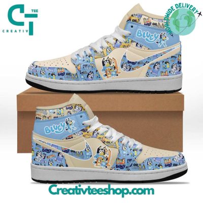 Bluey Air Jordan 1 Sneaker - soulcals.com