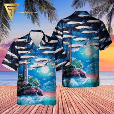 Boeing 747-409 Dreamlifter All Over Print Hawaiian Shirts And Beach Shorts - Hot Sale 2025