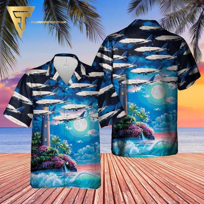 Boeing 747-409 Dreamlifter All Over Print Hawaiian Shirts And Beach Shorts - Hot Sale 2025