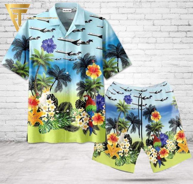 Bombardier Crj-700 All Over Print Hawaiian Shirts And Beach Shorts - Hot Sale 2025