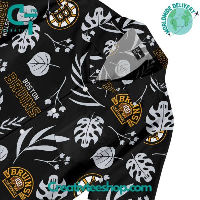 Boston Bruins Icebound Elegance Hawaiian Set - Teesmith