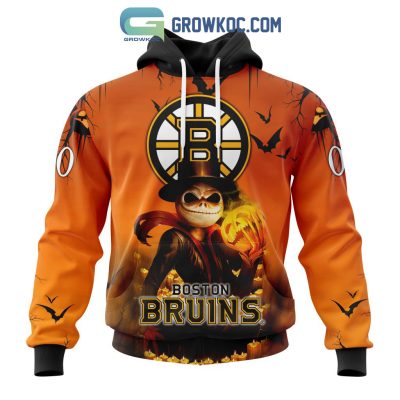 Boston Bruins NHL Special Jack Skellington Halloween Concepts Hoodie T Shirt