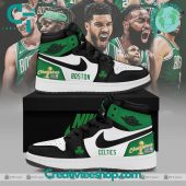 Boston Celtics 2024 Finals Champions Air Jordan 1 Sneaker - soulcals.com